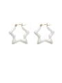 thumb Alloy With Gold Plated Simplistic Star Clip On Earrings 0