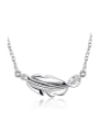 thumb Fashion Leaf Silver Plated Necklace 0