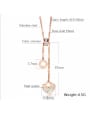 thumb Stainless Steel With Rose Gold Plated Fashion Heart with Rome number Necklaces 2