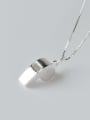thumb S925 Silver Fshion Personality Whistle Shape Necklace 2