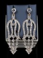 thumb Exaggerated Cubic Rhinestones Two Pieces Jewelry Set 3