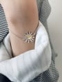 thumb 925 Sterling Silver With Platinum Plated Simplistic Sun Smile Bracelets 2