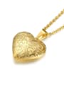 thumb Stainless Steel With Gold Plated Simplistic Heart Necklaces 2