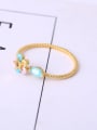 thumb 16K Gold Plated Colorful Zircon Ring 0