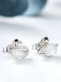 thumb Fashion austrian Crystal Swan Stud Earrings 2