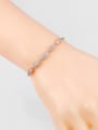 thumb Copper With  Cubic Zirconia  Fashion Oval Bracelets 3