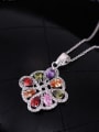 thumb Flower Shaped Western Style Necklace 1