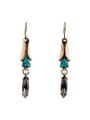 thumb Lovely Rhinestones Alloy Drop Chandelier earring 0