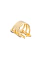 thumb Gold Plated Luxury Opening Stacking Ring 2
