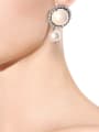 thumb Artificial Pearls Alloy Women Fashion Stud Earrings 1