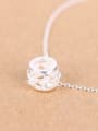 thumb Fashion Silver Flower Ring Necklace 2