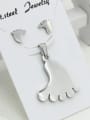 thumb Foot-shape Two Pieces Jewelry Set 0