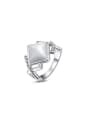 thumb High Quality Diamond Shaped Opal Ring 0