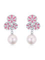 thumb Fashion Flowers Imitation Pearls Alloy Stud Earrings 1