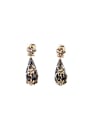 thumb Alloy Carved Flowers Water drop earring 0