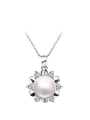 thumb 2018 Fashion Freshwater Pearl Flower Necklace 0