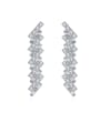 thumb Copper  With Platinum Plated Fashion Geometric Drop Earrings 0