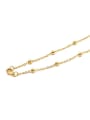 thumb Simple Bead Chain Gold Plated Sweater Chain 1