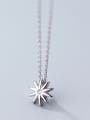 thumb 925 Sterling Silver With Cubic Zirconia flower Necklaces 2