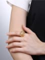thumb Fashion Multi-layer Gold Plated Alloy Ring 1
