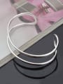 thumb Simple Two-band Opening Copper Bangle 3
