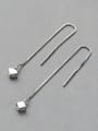 thumb Fresh Square Shaped Line Earrings 2