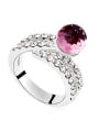 thumb Fashion Cubic austrian Crystals Bead Alloy Ring 2