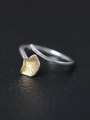 thumb Fashion Ginkgo Leave Opening Statement Ring 0