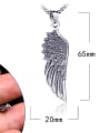 thumb Stainless Steel With Gun Plated Trendy Angel Necklaces 2