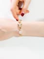 thumb Copper With 18k Gold Plated Personality Animal leopard Bracelets 1