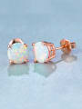 thumb 6MM Opal Stone stud Earring 0