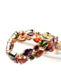 thumb Copper With Gold Plated Fashion Water Drop Party Bracelets 2