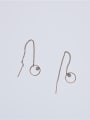 thumb Temperament Rose Gold Plated Lines Earrings 0