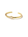 thumb Copper With Gold Plated Personality Geometric Free Size Bangles 2