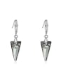 thumb Fashion Triangle austrian Crystals Alloy Earrings 0