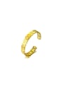 thumb Copper Alloy 24K Gold Plated Classical Letter Bangle 0