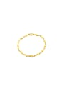 thumb Copper Alloy 24K Gold Plated Simplism Women Bracelet 0