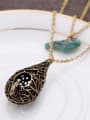 thumb Double Layer Hollow Bird's nest Necklace 1