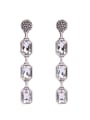 thumb Rectangle Stones Charming drop earring 2