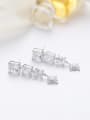 thumb Shining Zircons Wedding Accessories Women Drop Earrings 3