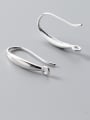 thumb 925 Sterling Silver With Silver Plated Trendy Hook Earrings 0