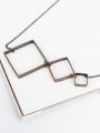 thumb TrendyAntique Bronze Plated Square Shaped Necklace 1