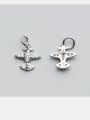 thumb 925 Sterling Silver With Silver Plated Plane Charms 1
