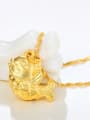 thumb Copper Alloy 23K Gold Plated Cute Fish Necklace 1