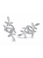 thumb Fashion Little Leaves 925 Sterling Silver Clip on Earrings 0