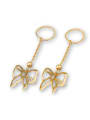 thumb 18k Gold Plated Butterfly Shaped Drop Earrings 0