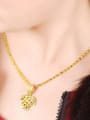 thumb Creative 24K Gold Plated Heart Shaped Necklace 1