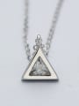 thumb Triangle Shaped Necklace 2