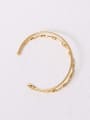 thumb Titanium With Gold Plated Simplistic Multi-layer Twist Free Size Bangles 1