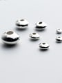 thumb 925 Sterling Silver With Silver Plated Fashion Ball Beads 0